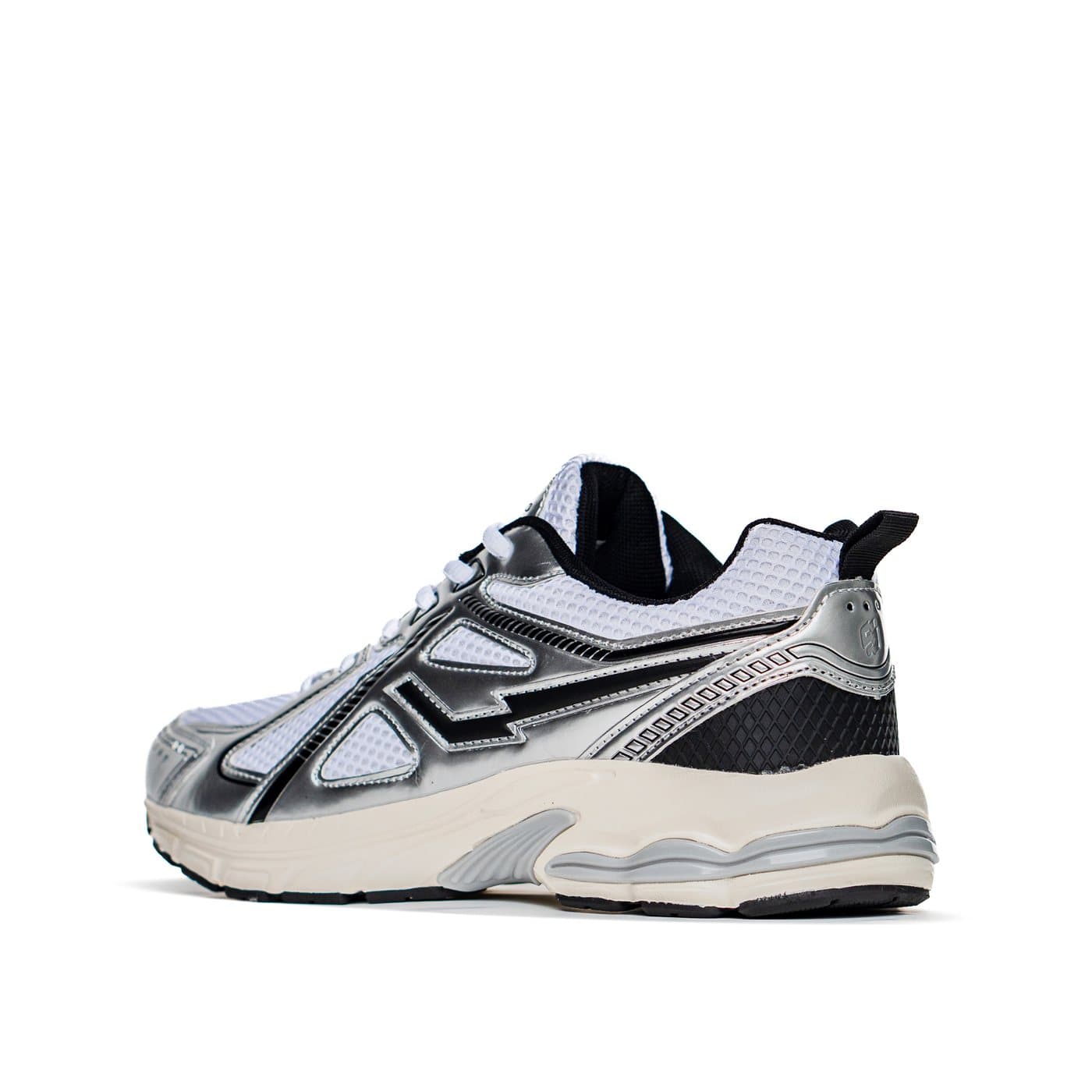 ENZO METALIC BLACK sneaker, three-quarter view
